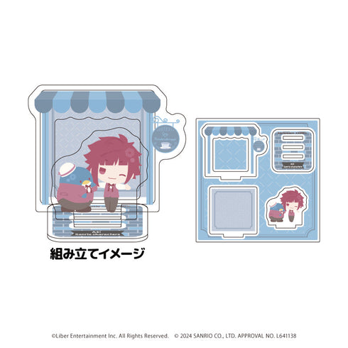 『A3!×Sanrio characters』アクリルスタンドプレート22/有栖川 誉×タキシードサム(ミニキャライラスト)
